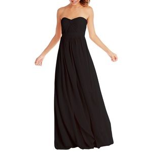 Jenny Yoo Aidan Chiffon Black Dress